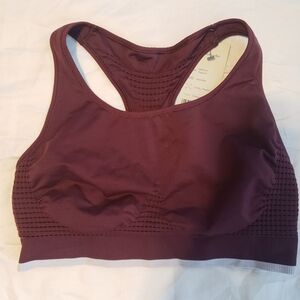 Sweaty Betty Plum Seamless Racerback Sports Bra